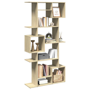 Βιβλιοθήκη Χρώμα Sonoma Δρυς 92x29x188 εκ. Επεξεργασμένο Ξύλο - Pakobazaar