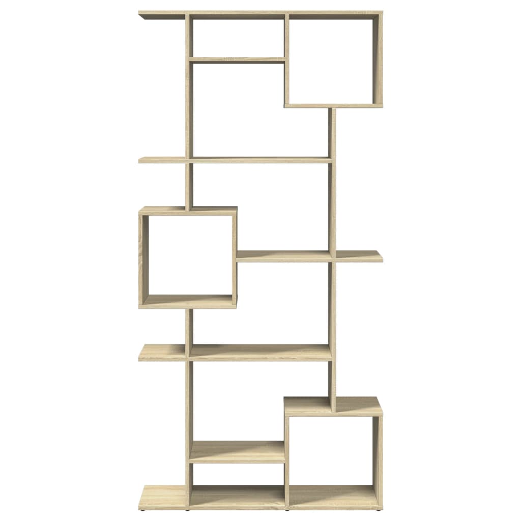 Βιβλιοθήκη Χρώμα Sonoma Δρυς 92x29x188 εκ. Επεξεργασμένο Ξύλο - Pakobazaar