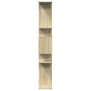 Βιβλιοθήκη Χρώμα Sonoma Δρυς 92x29x188 εκ. Επεξεργασμένο Ξύλο - Pakobazaar