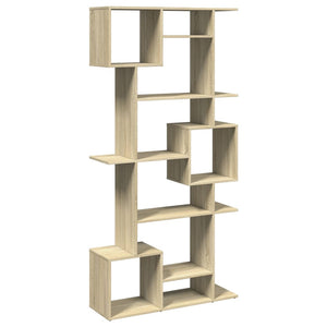 Βιβλιοθήκη Χρώμα Sonoma Δρυς 92x29x188 εκ. Επεξεργασμένο Ξύλο - Pakobazaar