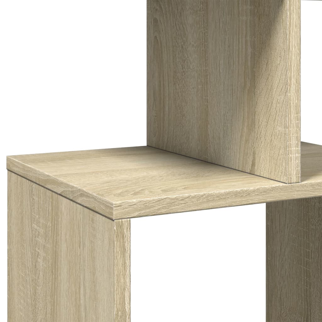 Βιβλιοθήκη Χρώμα Sonoma Δρυς 92x29x188 εκ. Επεξεργασμένο Ξύλο - Pakobazaar