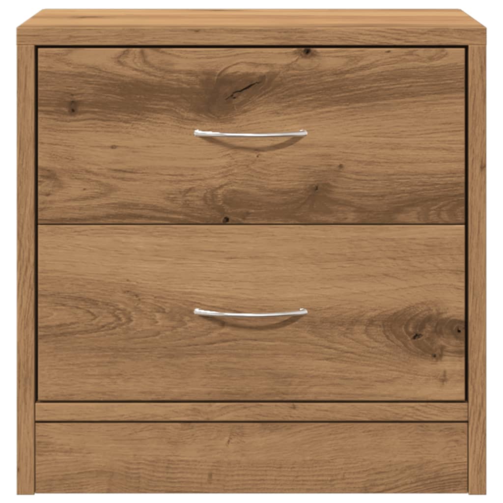 Κομοδίνο Χρώμα Αρτισιανή Δρυς 40 x 30 x 40 εκ. από Επεξ. Ξύλο