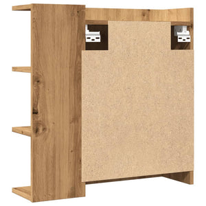 Ντουλάπι καθρέφτη μπάνιου Artisan Oak Κατασκευασμένο ξύλο - Pakobazaar