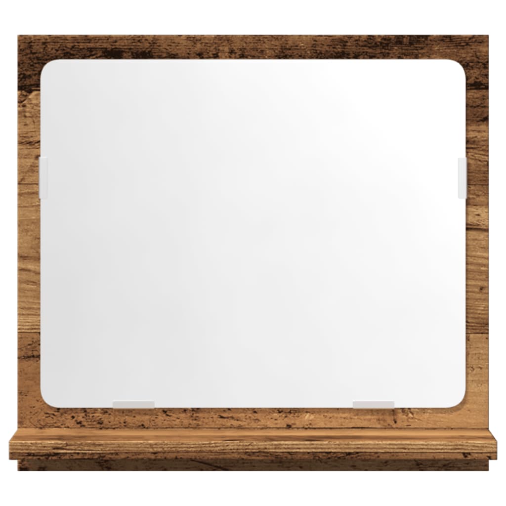 Ντουλάπι καθρέφτη μπάνιου Παλιό ξύλο Κατασκευασμένο ξύλο