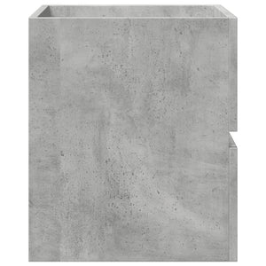 Ντουλάπι Νιπτήρα Γκρι Σκυροδ. 41x38,5x45 εκ. Επεξεργασμένο Ξύλο - Pakobazaar
