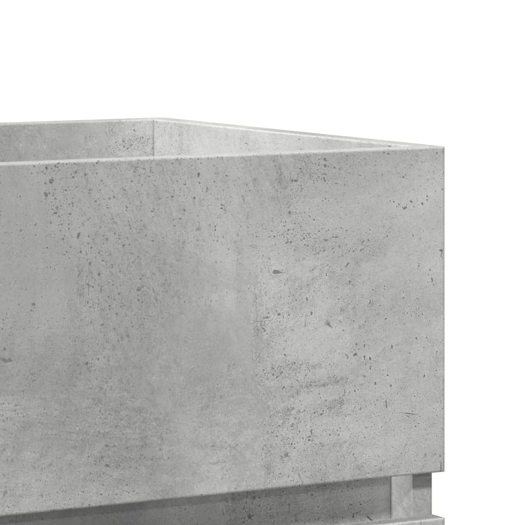 Ντουλάπι Νιπτήρα Γκρι Σκυροδ. 41x38,5x45 εκ. Επεξεργασμένο Ξύλο - Pakobazaar