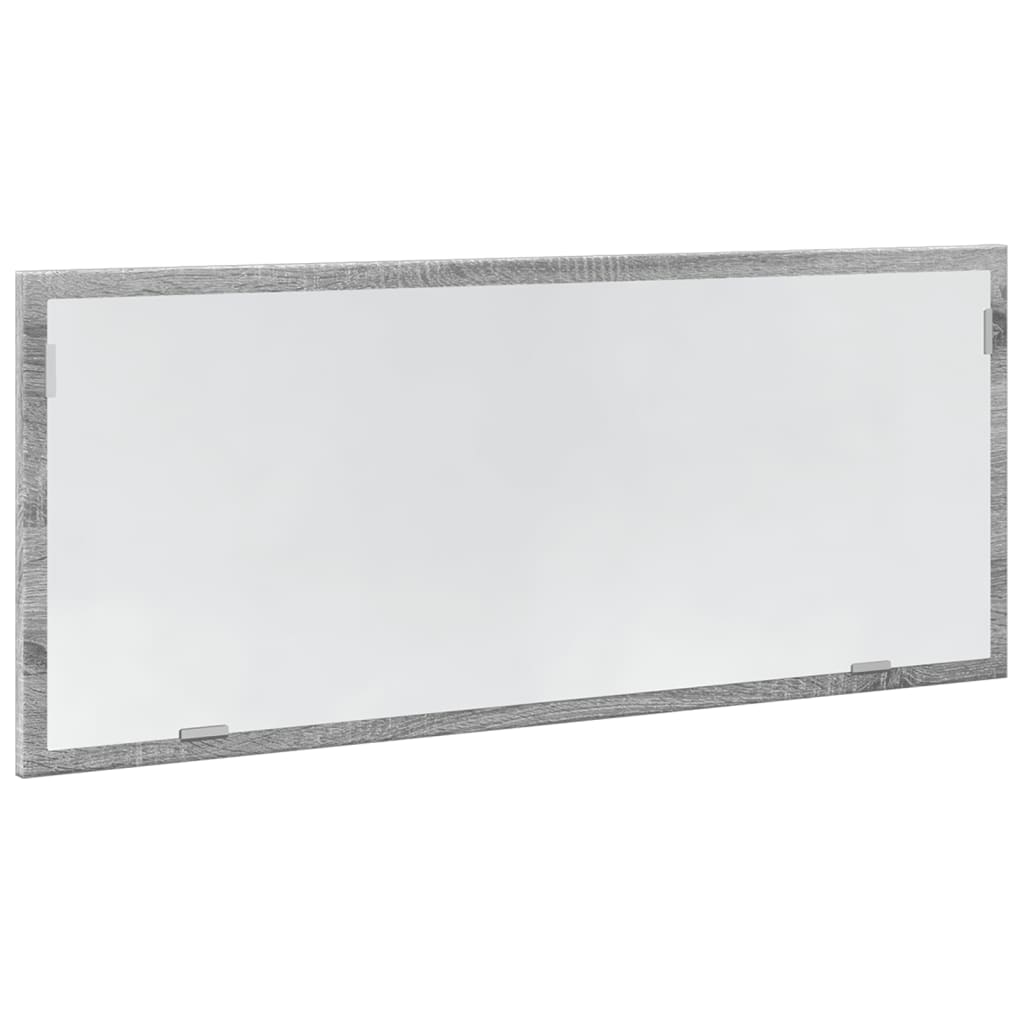 Καθρέφτης Μπάνιου Γκρι Sonoma 100x8,5x37 εκ. Επεξεργασμένο Ξύλο - Pakobazaar