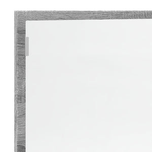 Καθρέφτης Μπάνιου Γκρι Sonoma 100x8,5x37 εκ. Επεξεργασμένο Ξύλο - Pakobazaar