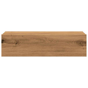 Σετ ντουλάπι τηλεόρασης 2 τεμαχίων με φώτα LED Artisan Oak - Pakobazaar