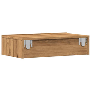 Σετ ντουλάπι τηλεόρασης 2 τεμαχίων με φώτα LED Artisan Oak - Pakobazaar