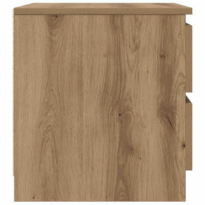 Κομοδίνα 2 τεμ Artisan Oak 50x40x43.5 cm Κατασκευασμένο ξύλο - Pakobazaar