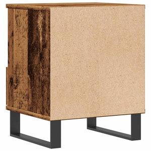 Κομοδίνα 2 τεμάχια Παλιό ξύλο 40x35x50 cm Κατασκευασμένο ξύλο