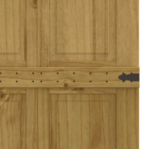 Πόρτα αχυρώνα CORONA 80x210 cm μασίφ ξύλο πεύκο - Pakobazaar