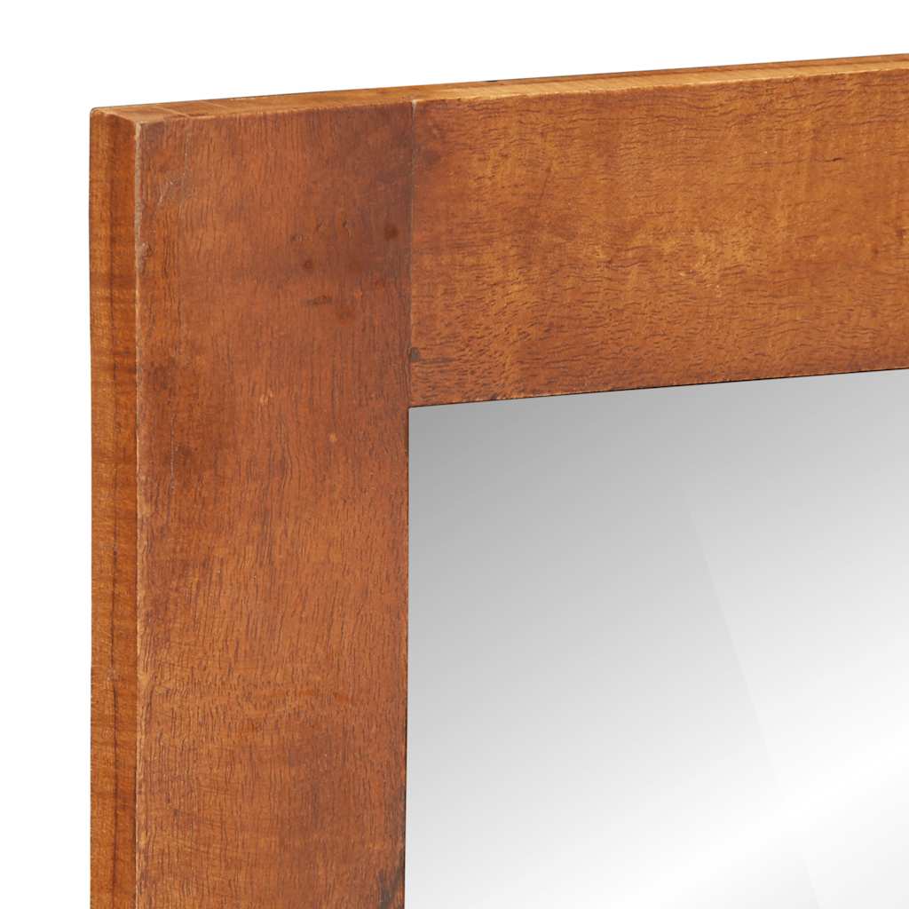 Καθρέπτης τοίχου με συρτάρια 60x33x90 cm Στερεό ξύλο ακακίας