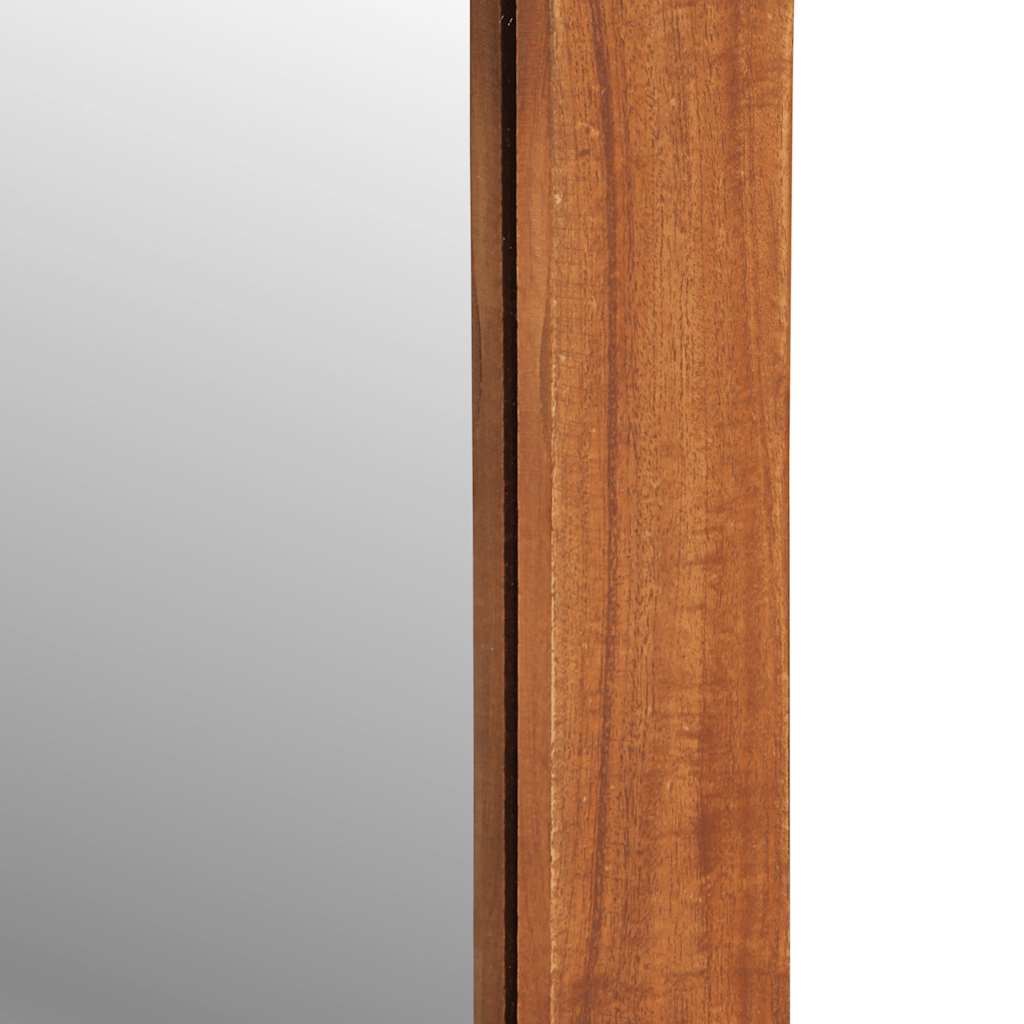 Καθρέπτης τοίχου με συρτάρια 60x33x90 cm Στερεό ξύλο ακακίας
