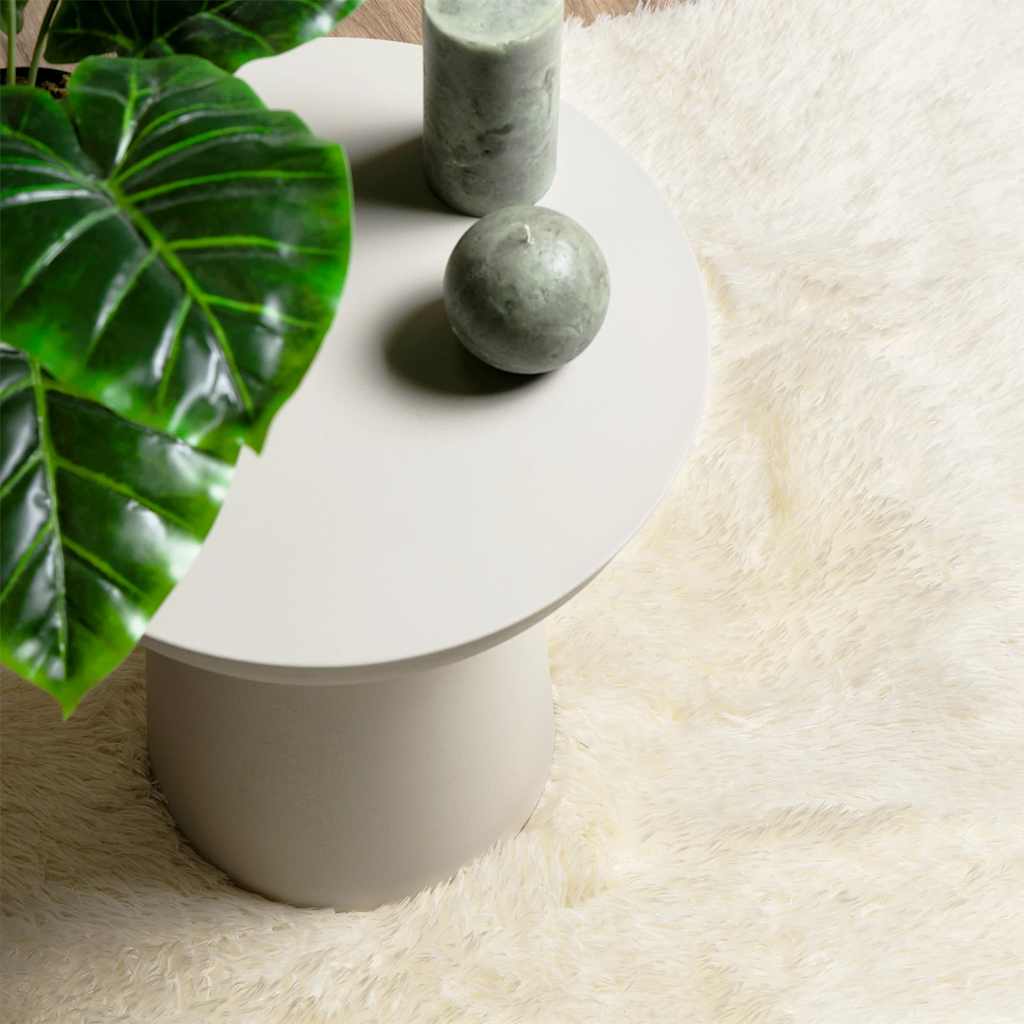 Χαλί Shaggy με Ψηλό Πέλος NAVARRA Κρέμα 60x100 εκ. πολυεστέρας