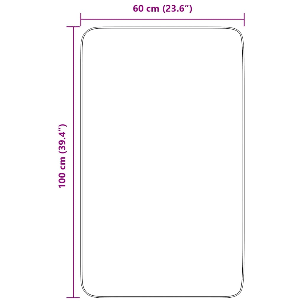 Χαλί Shaggy με Ψηλό Πέλος NAVARRA Κρέμα 60x100 εκ. πολυεστέρας