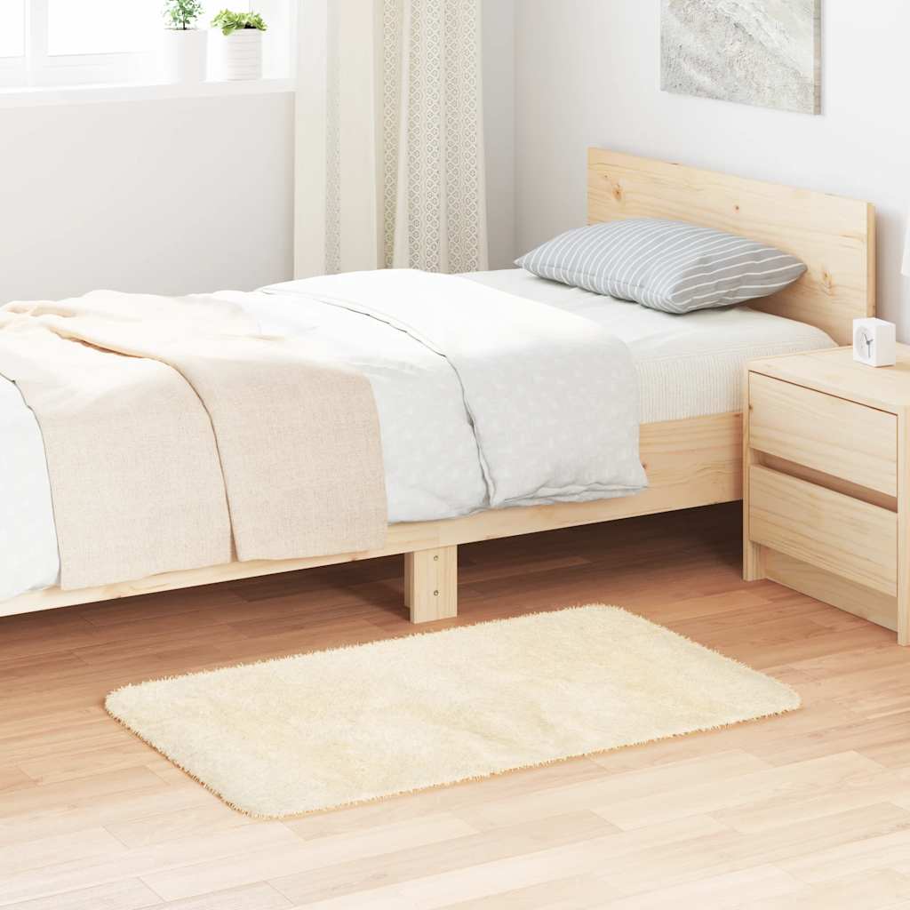 Χαλί Shaggy με Ψηλό Πέλος NAVARRA Κρέμα 60x100 εκ. πολυεστέρας