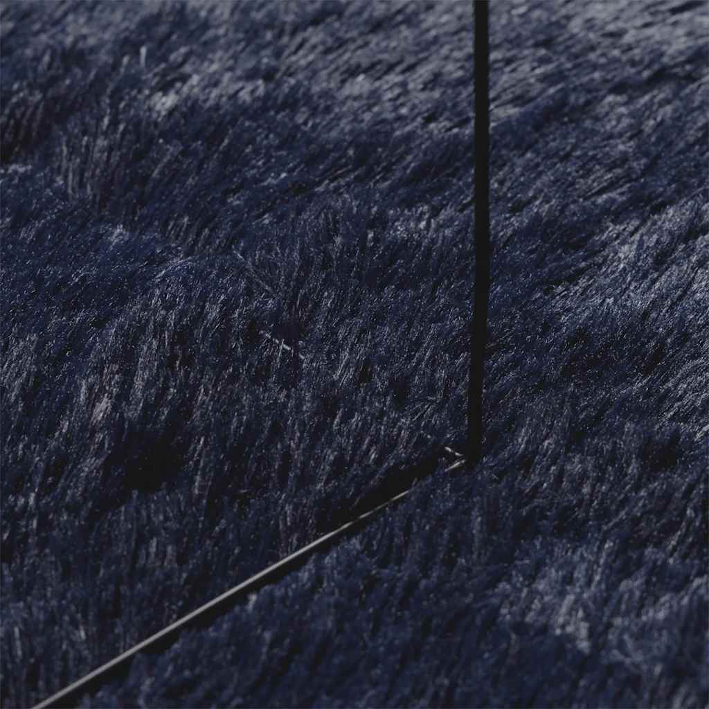 Χαλί Shaggy με Ψηλό Πέλος NAVARRA Ναυτικό 80x150 εκ. - Pakobazaar
