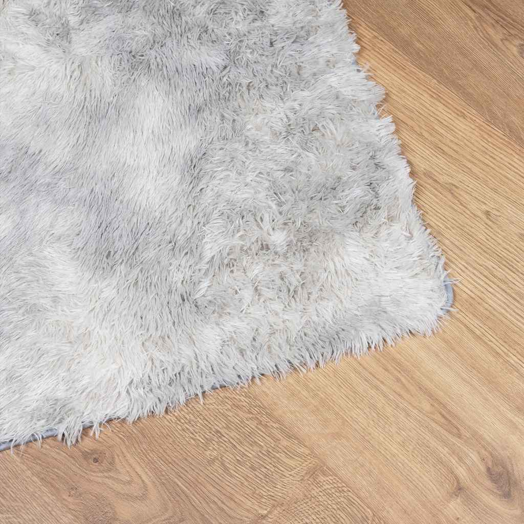 Χαλί Shaggy με Ψηλό Πέλος NAVARRA Ασημί Γκρι 160x230 εκ. - Pakobazaar