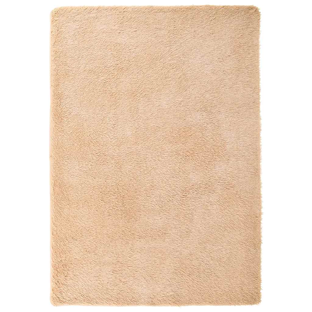 Χαλί Shaggy με Ψηλό Πέλος NAVARRA Μπεζ 240x340 εκ. πολυεστέρας