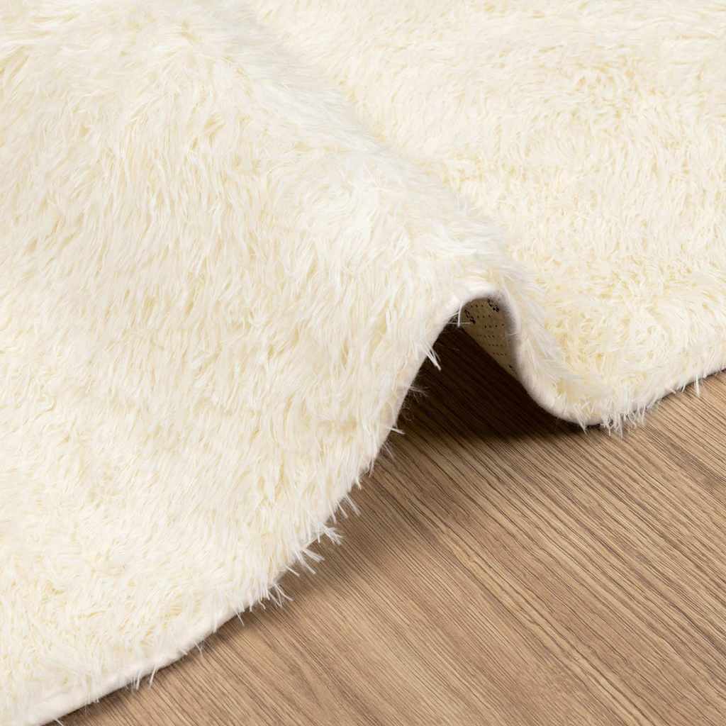 Χαλί Shaggy με Ψηλό Πέλος NAVARRA Κρέμα 240x340 εκ. πολυεστέρας - Pakobazaar