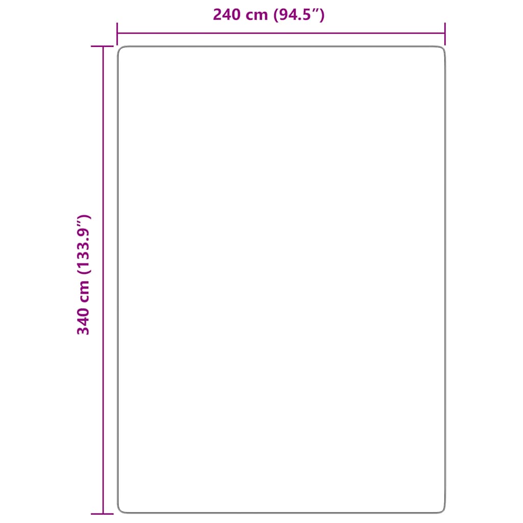 Χαλί Shaggy με Ψηλό Πέλος NAVARRA Ασημί Γκρι 240x340 εκ. - Pakobazaar