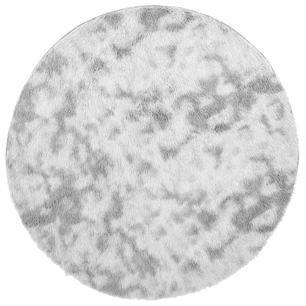 Χαλί Shaggy με Ψηλό Πέλος NAVARRA Ασημί Γκρι 200x200 εκ.