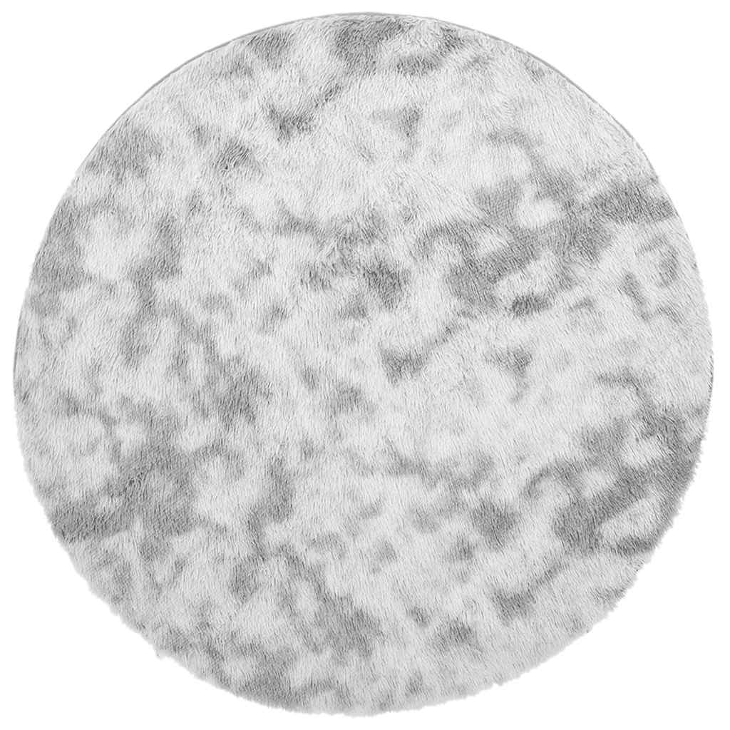 Χαλί Shaggy με Ψηλό Πέλος NAVARRA Ασημί Γκρι 240x240 εκ. - Pakobazaar