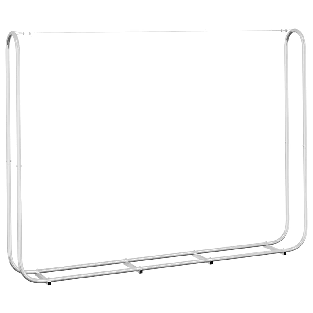 Ράφι Καυσόξυλων 200x25x150 εκ. Γαλβανιζέ Ατσάλι