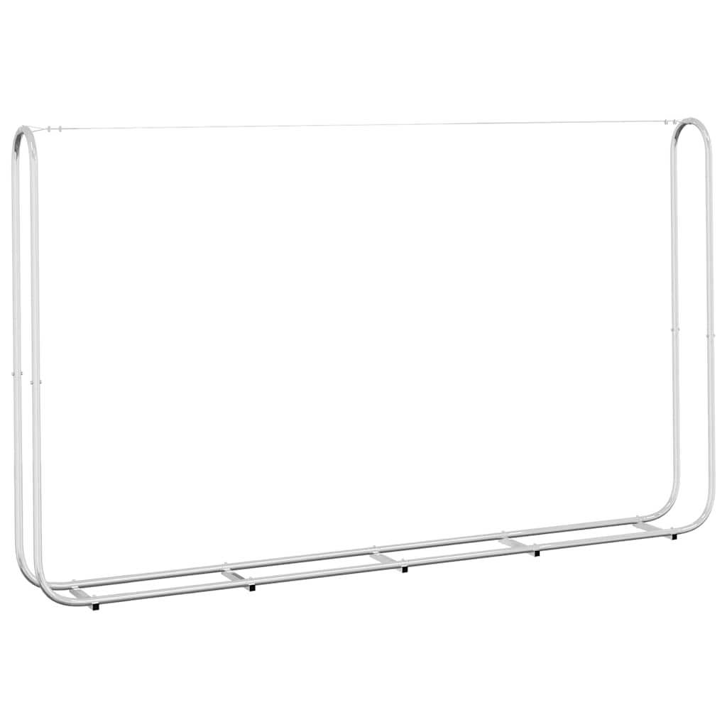 Ράφι Καυσόξυλων 250x25x150 εκ. Γαλβανιζέ Ατσάλι