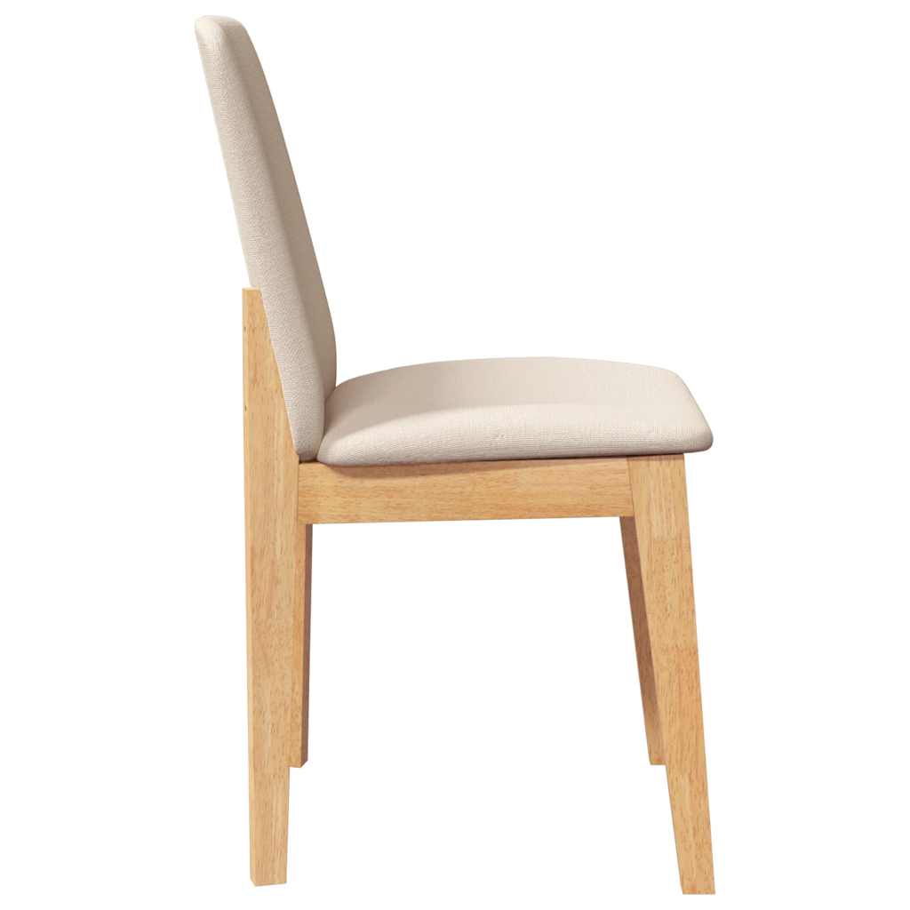 Καρέκλες τραπεζαρίας με μαξιλάρια 2 τεμάχια από μασίφ ξύλο - Pakobazaar