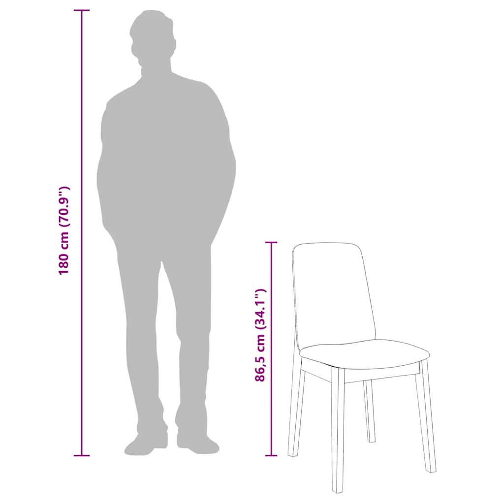 Καρέκλες τραπεζαρίας με μαξιλάρια 2 τεμάχια Λευκό μασίφ ξύλο - Pakobazaar