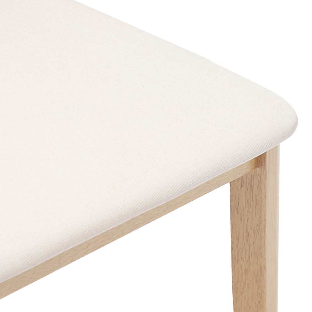 Καρέκλες τραπεζαρίας με μαξιλάρια 2 τεμάχια από μασίφ ξύλο - Pakobazaar