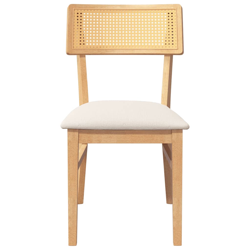 Καρέκλες τραπεζαρίας με μαξιλάρια 2 τεμάχια από μασίφ ξύλο - Pakobazaar