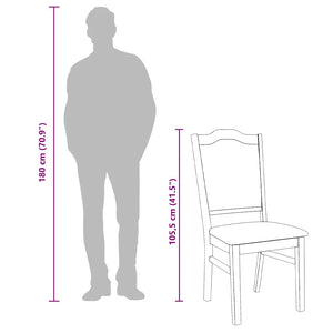 Καρέκλες Τραπεζαρίας με Μαξιλάρια 2 τεμ. Λευκές από Μασίφ Ξύλο Καουτσούκ - Pakobazaar