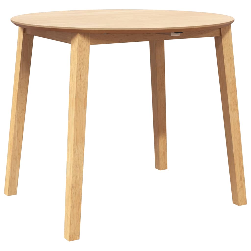 Τραπέζι τραπεζαρίας φυσικό μασίφ ξύλο καουτσούκ - Pakobazaar