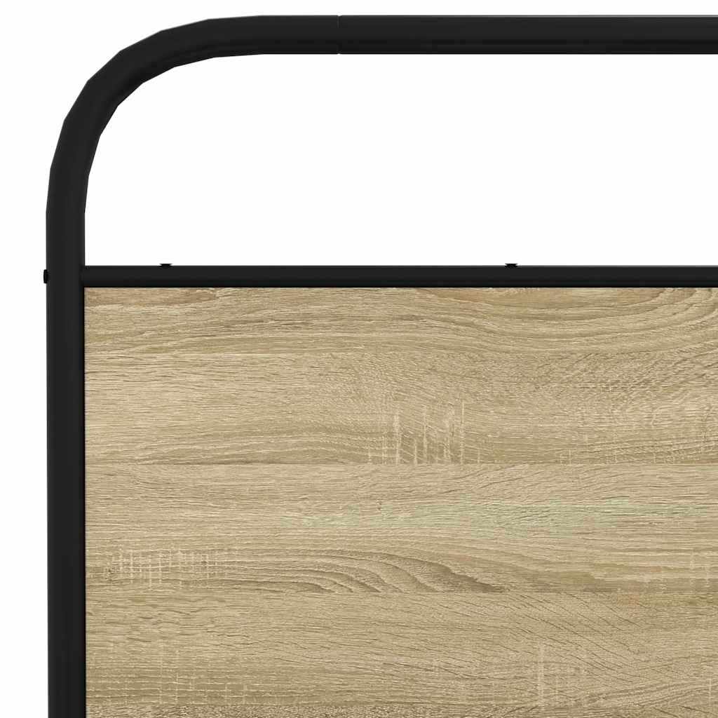 Πλαίσιο Κρεβατιού Χωρ. Στρώμα Sonoma Δρυς 150x200εκ. Επ. Ξύλο
