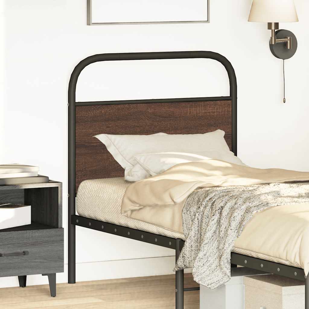 Ανταλλακτικό κεφαλάρι Καφέ Δρυς 80 εκ. Ατσάλι/Επεξεργασμένο Ξύλο - Pakobazaar