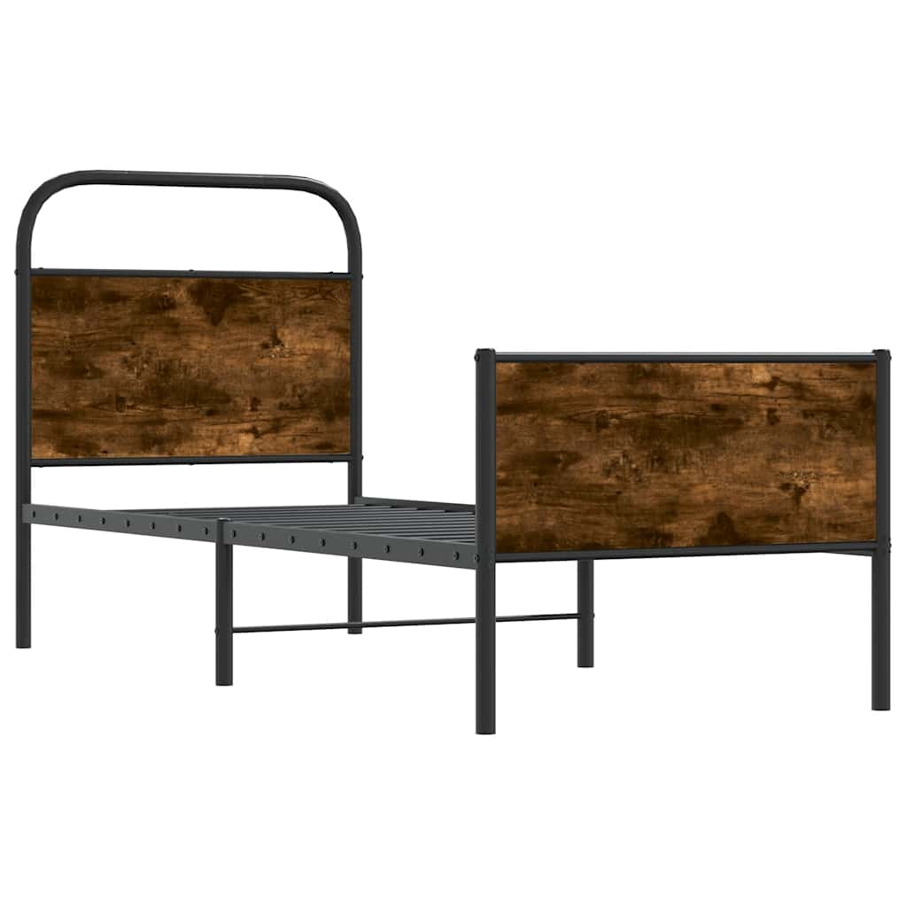 Πλαίσιο Κρεβατιού Χωρ. Στρώμα Sonoma Δρυς 75x190εκ Επεξ. Ξύλο