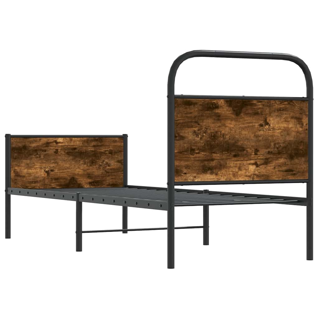 Πλαίσιο Κρεβατιού Χωρ. Στρώμα Sonoma Δρυς 75x190εκ Επεξ. Ξύλο