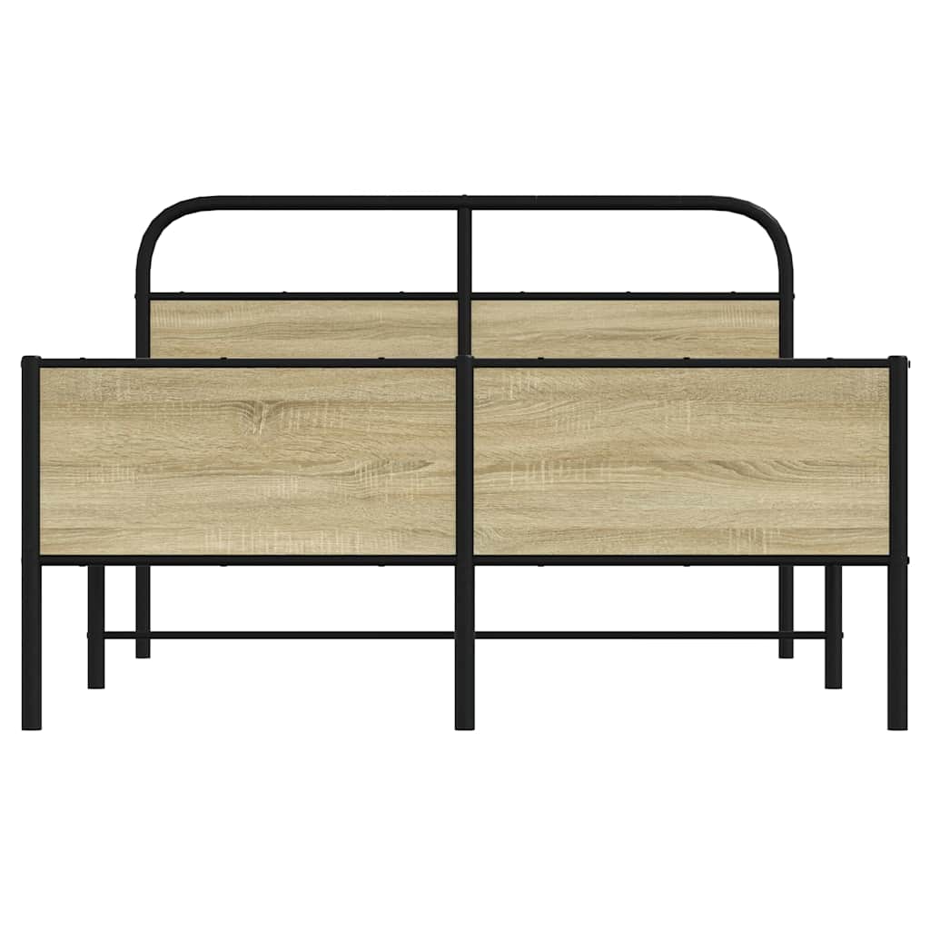 Πλαίσιο Κρεβατιού Χωρ. Στρώμα Sonoma Δρυς 120x190 εκ. Επ. Ξύλο