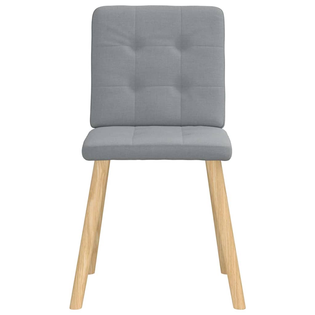 Καρέκλες Τραπεζαρίας 4 τεμ Αν. Γκρι Υφασμάτινες