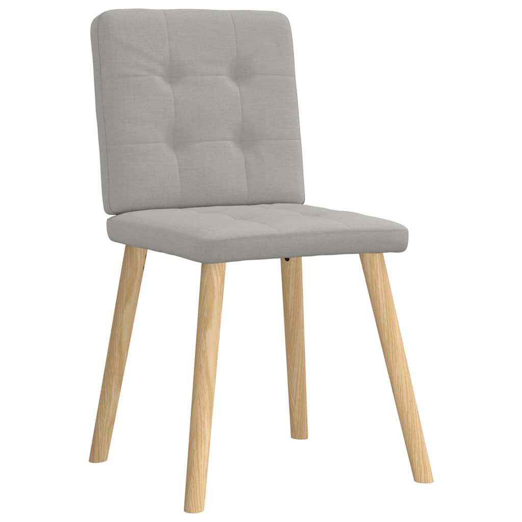 Καρέκλες τραπεζαρίας 4 τεμ Cloud Grey Fabric