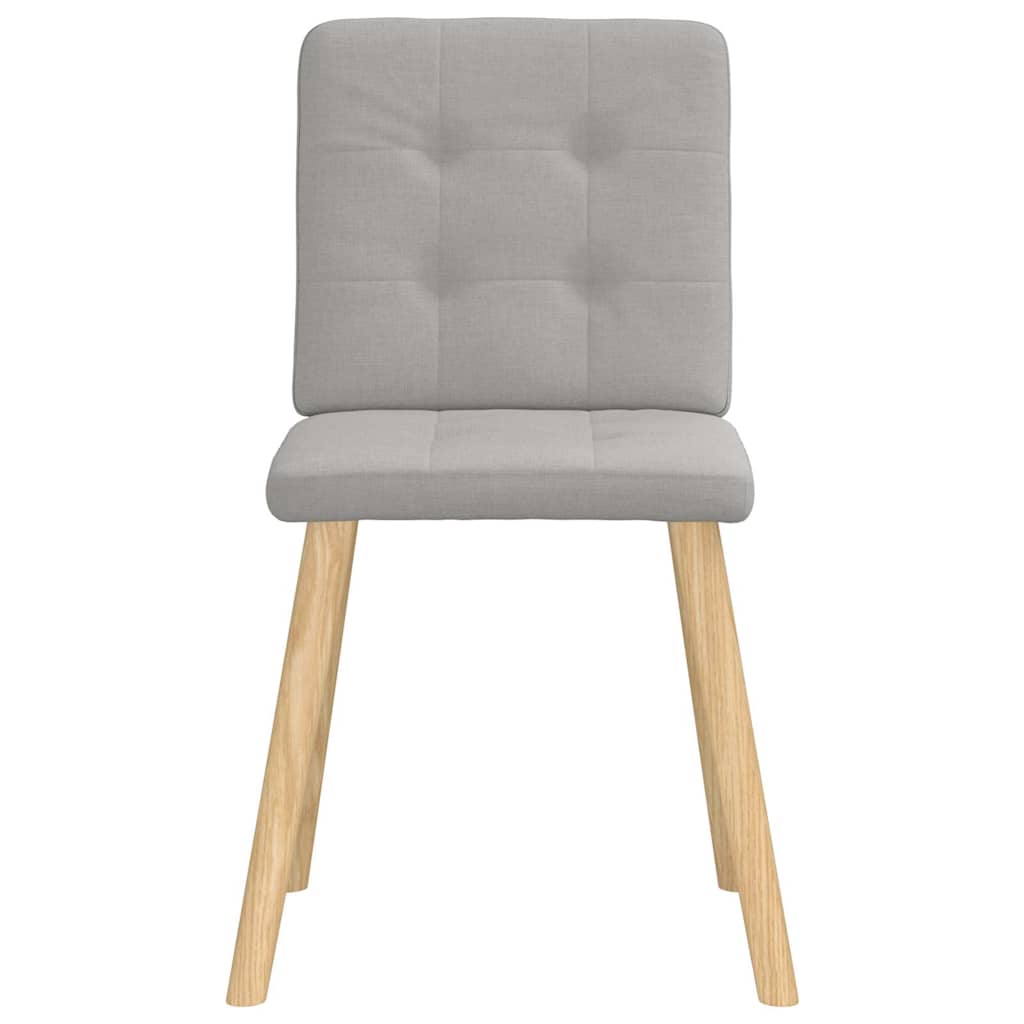 Καρέκλες τραπεζαρίας 4 τεμ Cloud Grey Fabric