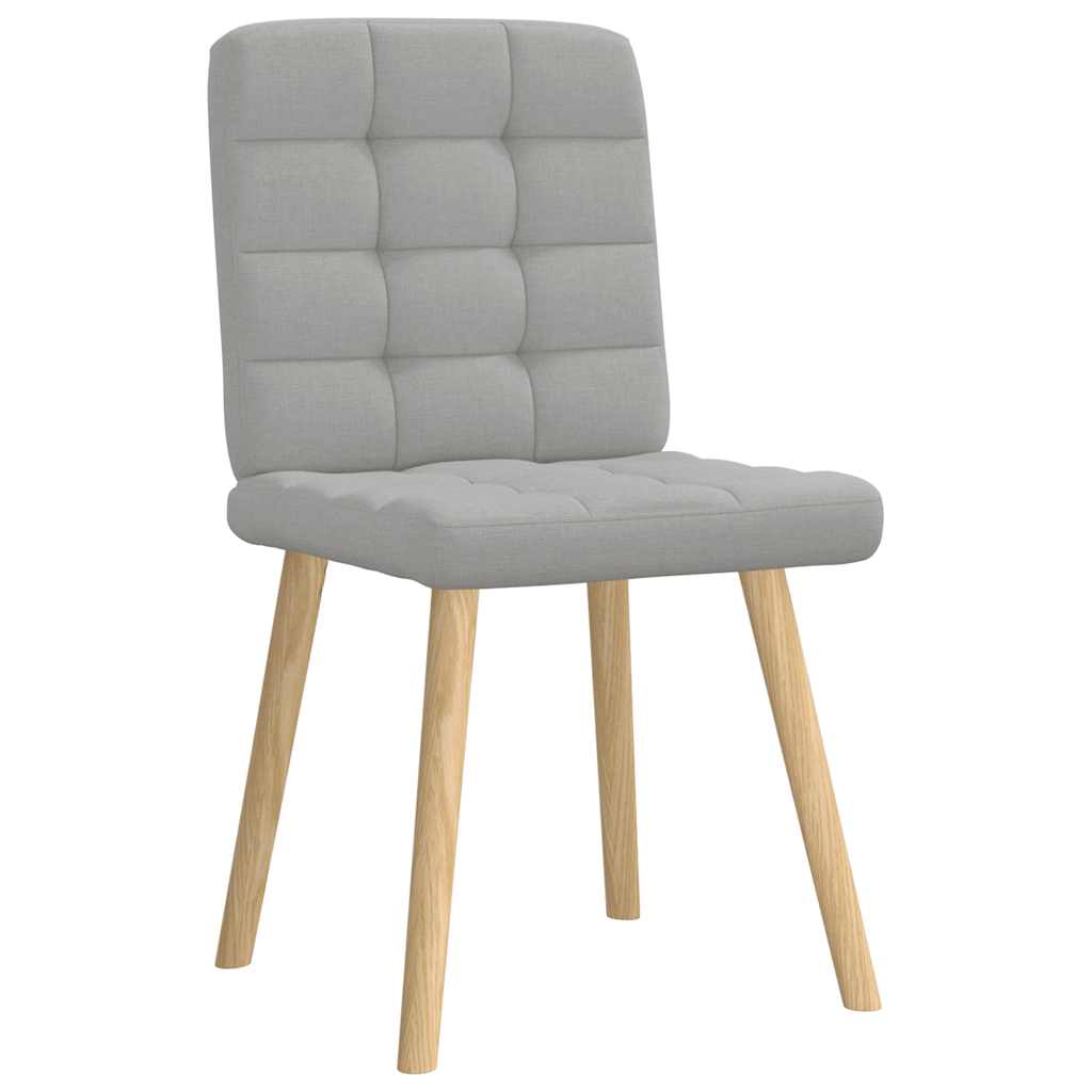 Καρέκλες τραπεζαρίας 4 τεμ Cloud Grey Fabric