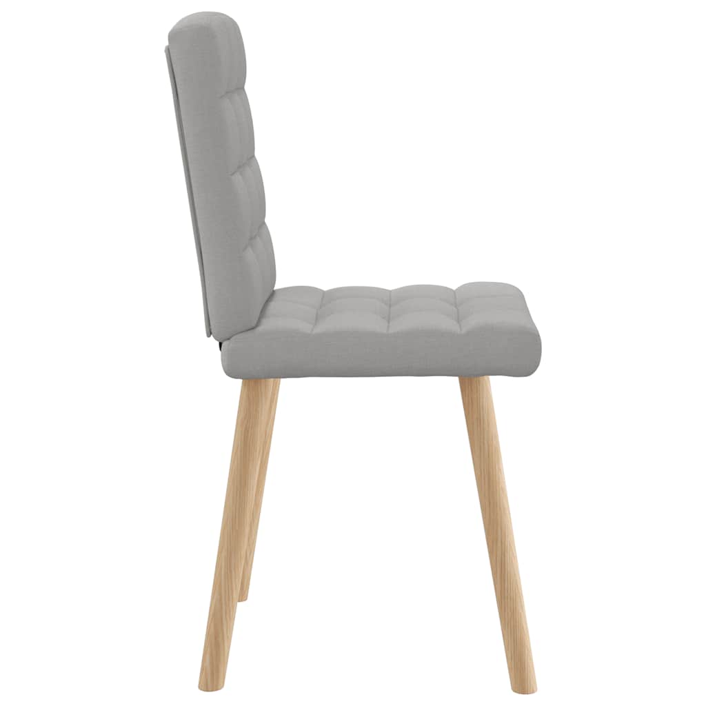 Καρέκλες τραπεζαρίας 4 τεμ Cloud Grey Fabric