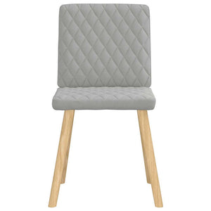 Καρέκλες τραπεζαρίας 4 τεμ Cloud Grey Fabric