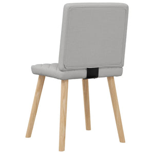 Καρέκλες τραπεζαρίας 4 τεμ Cloud Grey Fabric