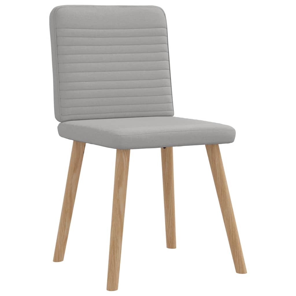 Καρέκλες τραπεζαρίας 4 τεμ Cloud Grey Fabric